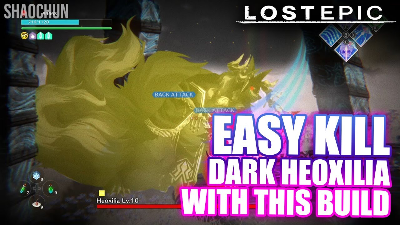 LOST EPIC: EASY KILL 3X DARK HEOXILIA BOSS LVL 10 WITH PARALYZE SPIRONILUS BOW