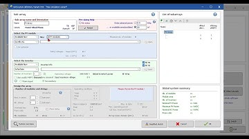 Solar Photovoltaic (PV) System : Design Off-grid in PVSyst (English)