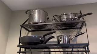 KES 30 Inch Kitchen Pot Rack Mounted Hanging Rack Review KES 30 Inch Kitchen Pot Rack Mounted Hanging Rack Review