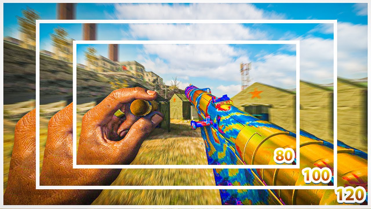 i tried console 80 FOV & 60 FPS on rebirth for a day...