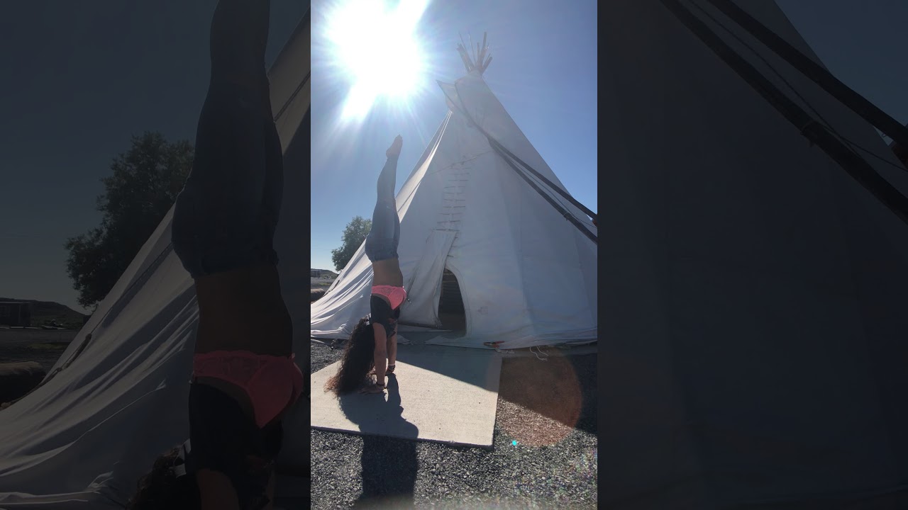 handstand atcoder Crystal Crane Hot Springs, Oregon