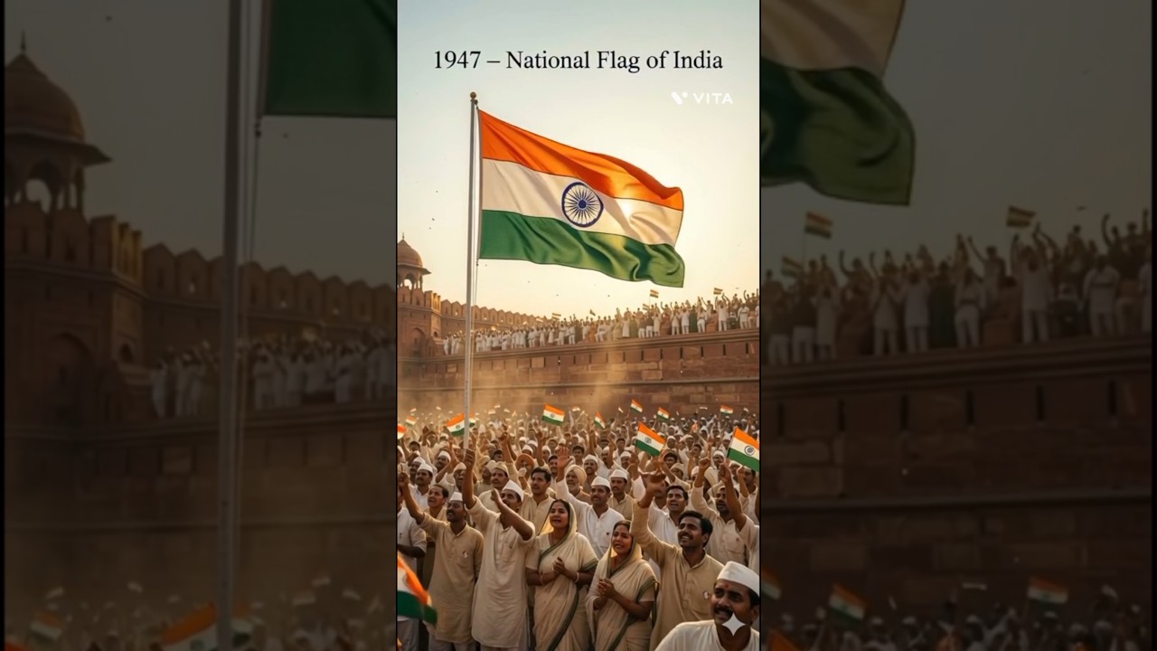 India’s Flag Before Freedom 🇮🇳 (1906–1947)