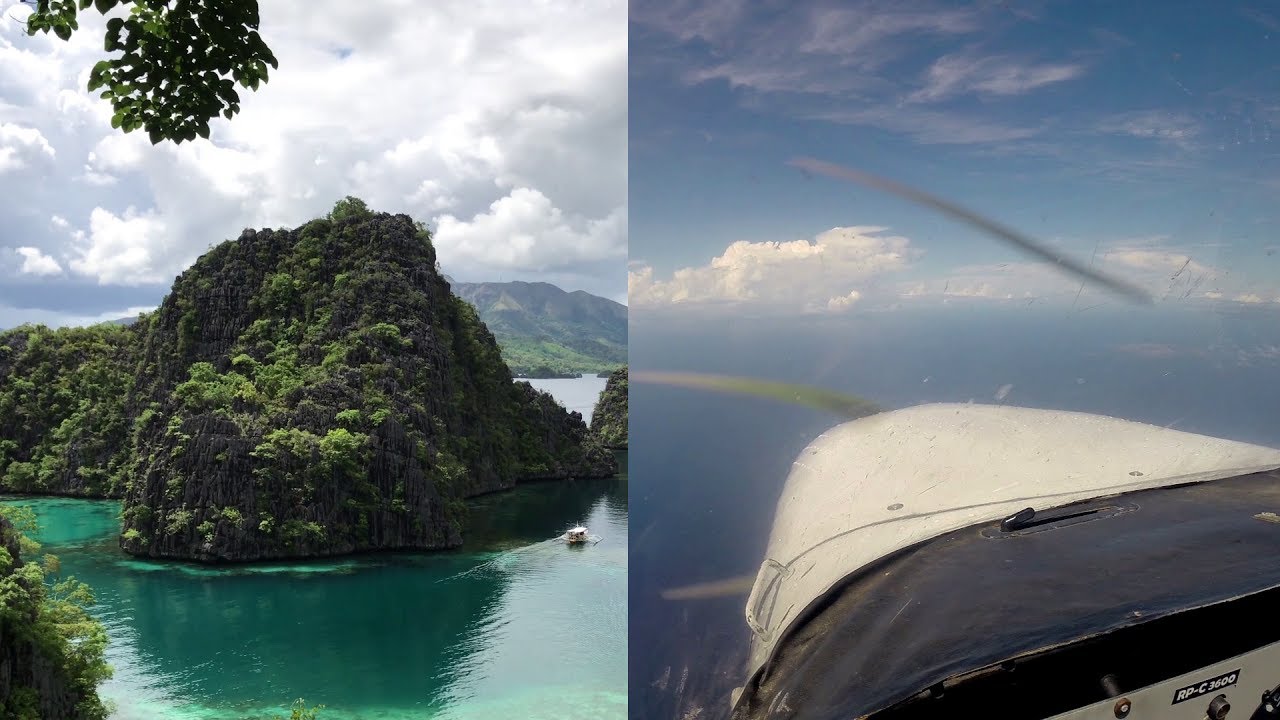 Flight to Coron, Palawan Cessna 172 YouTube