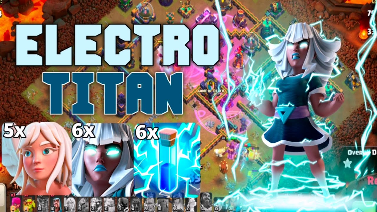 TH15 new combo ZAP Electro Titan Attack Strategy! | Clash of Clans