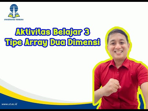 Aktivitas Belajar 3 Tipe Array 2 Dimensi