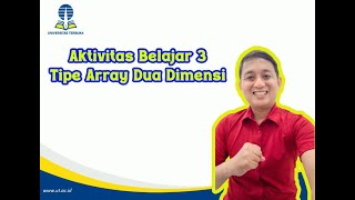 Aktivitas Belajar 3 Tipe Array 2 Dimensi