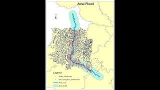 Flood Risk Assessment by GIS || ArcGIS