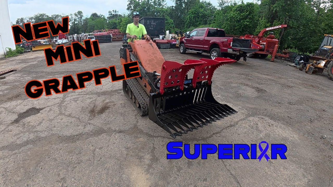 All New Grapple for Mini Skid Steers