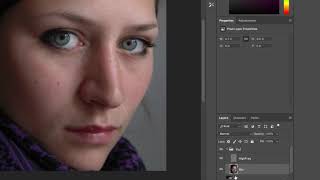 DES220 – Skin Retouching using High Frequency Texture Layer in Photoshop