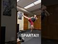 This... Is... SPARTA!!! #kickingpower #martialarts #kickingdrills