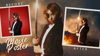 Photo Editing SO EASY - QUICKLY Make a CINEMATIC Poster screenshot 1