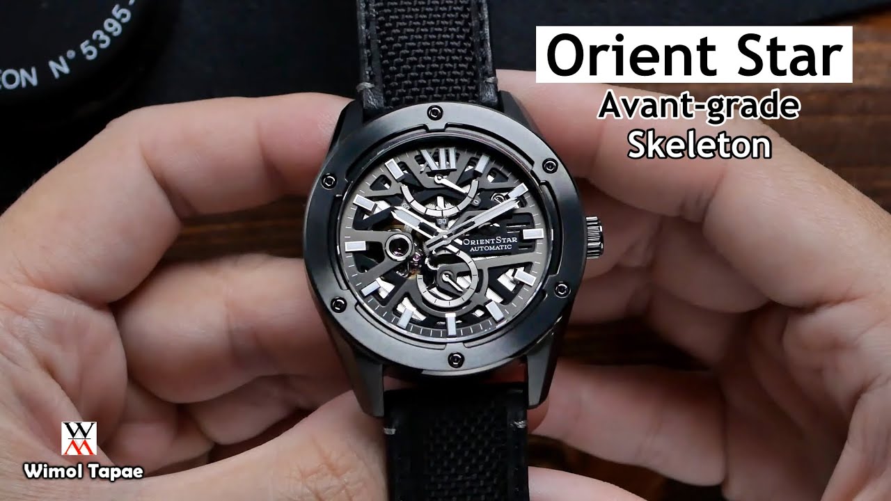 สีนีัอย่างโหด! Orient Star Avant-garde Skeleton Black Dial - Wimol Tapae