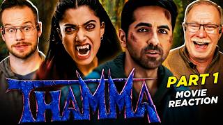 Download Lagu Thamma Movie Reaction 1/3 | Maddock Horror Comedy Universe | Ayushmann Khurrana | Rashmika Mandanna MP3