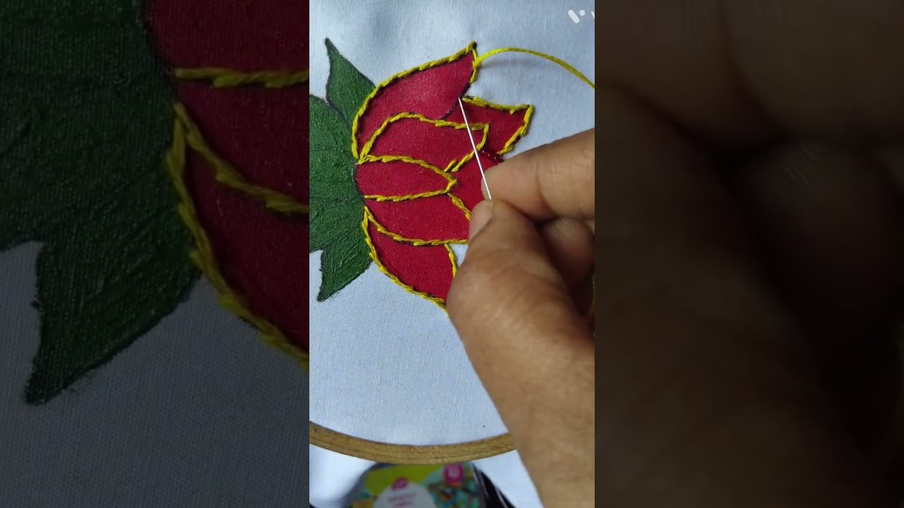 #designing #fabricart #embroidery #aariwork