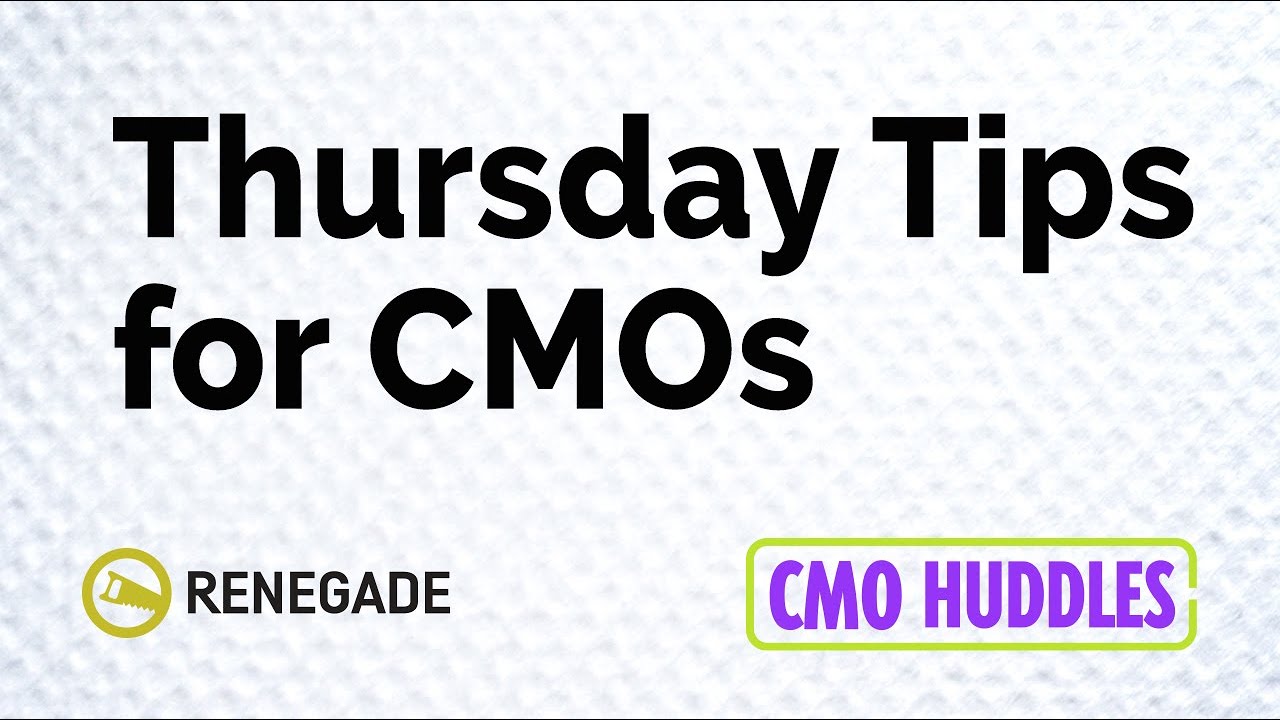 Thursday Tip - Improve Your Brand’s B2B Reputation