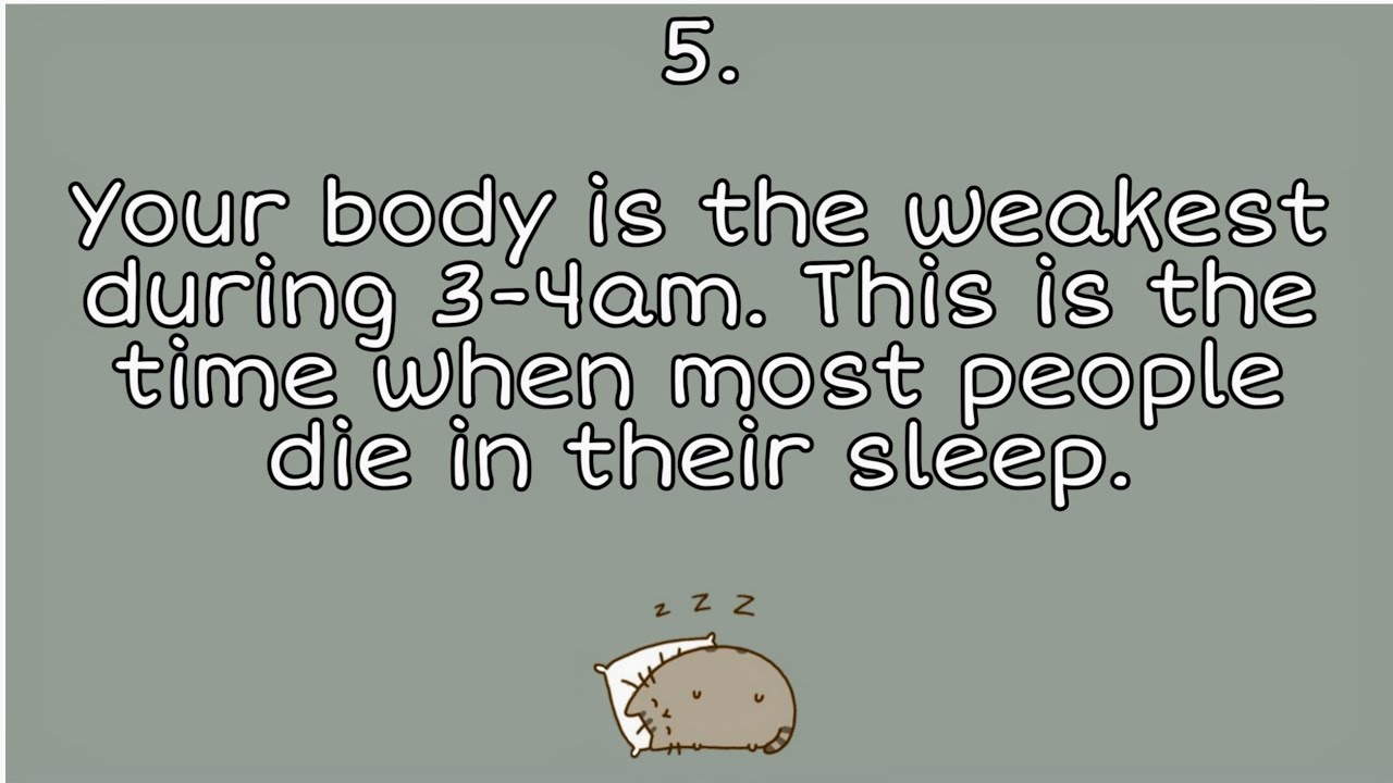 Interesting Psychology Facts About Sleep Facts Tutor YouTube