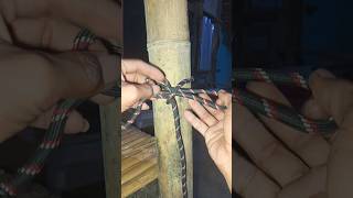 Learn This Strong No-Slip Knot #knottying #outdoorskills #ropetrick