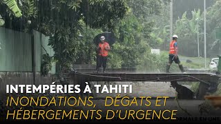 Il a plu l'équivalent d'un mois en une nuit à Tahiti