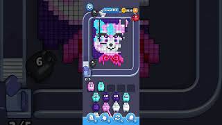Level 218 of pixel flow was challenging and took a looong time! #pixelflow 