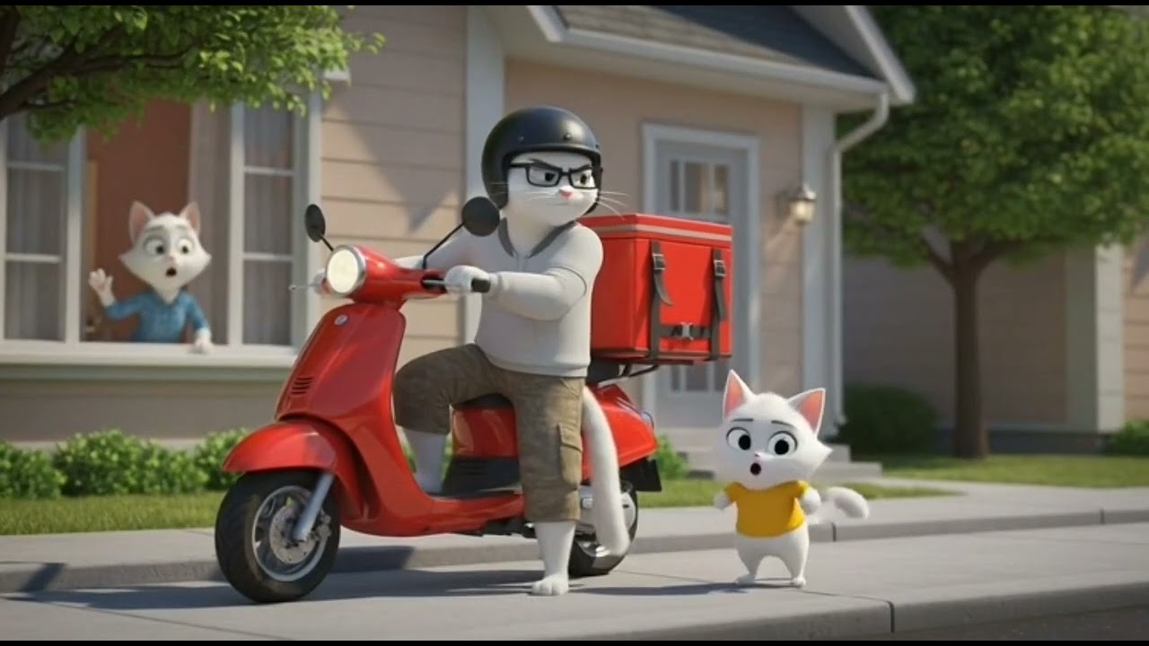 🎬 Dad Cat’s Side Hustle Disaster#ai #animation #story #catshorts #usa 