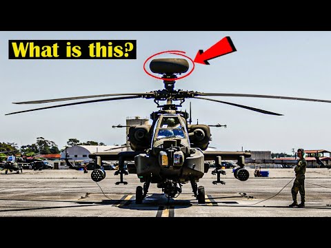 What is A Round Black “Object” Located Above the Apache’s Rotors?