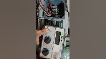 Induction motor Megger Testing #shorts #Ac machine #Ir testing