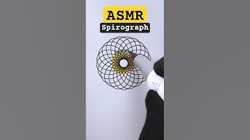 Oddly Satisfying ASMR Spirograph Geometric Art Unique No talking #asmr #spirograph #satisfying