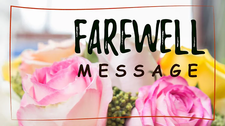 Farewell Message for Colleagues | Best Farewell Messages To Colleagues - DayDayNews