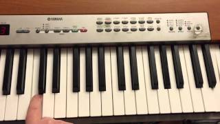 Musik: Piano - tonernas namn