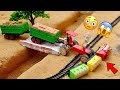 Diy mini tractor accident with train  science projectskeepvilla minicreative1 tech creators