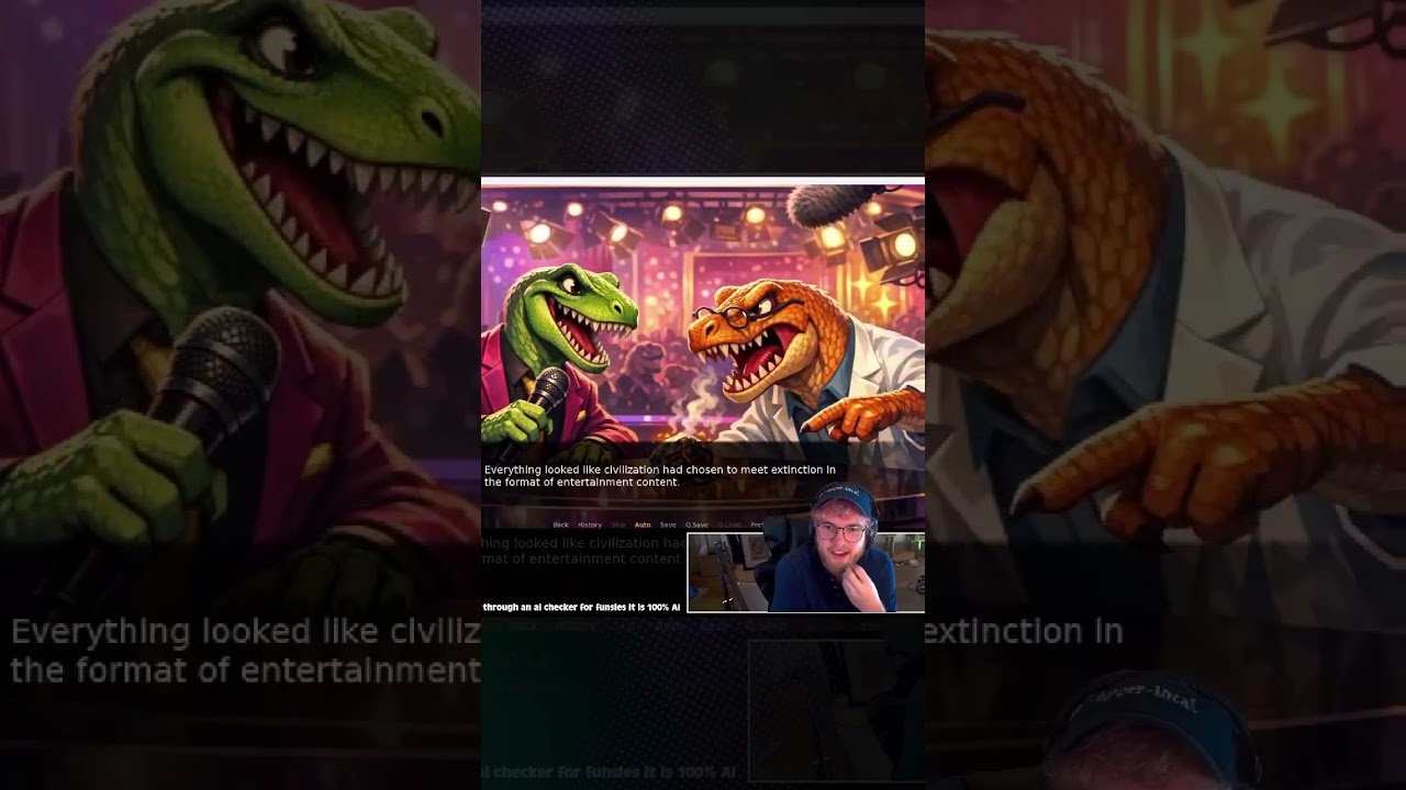 I let my chat solve the dinosaur apocalypse problem.