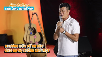 Khương Dừa góp mặt tại Tình Làng Nghĩa Xóm - Sa Đéc để hát giúp cho vợ chồng chú Một.