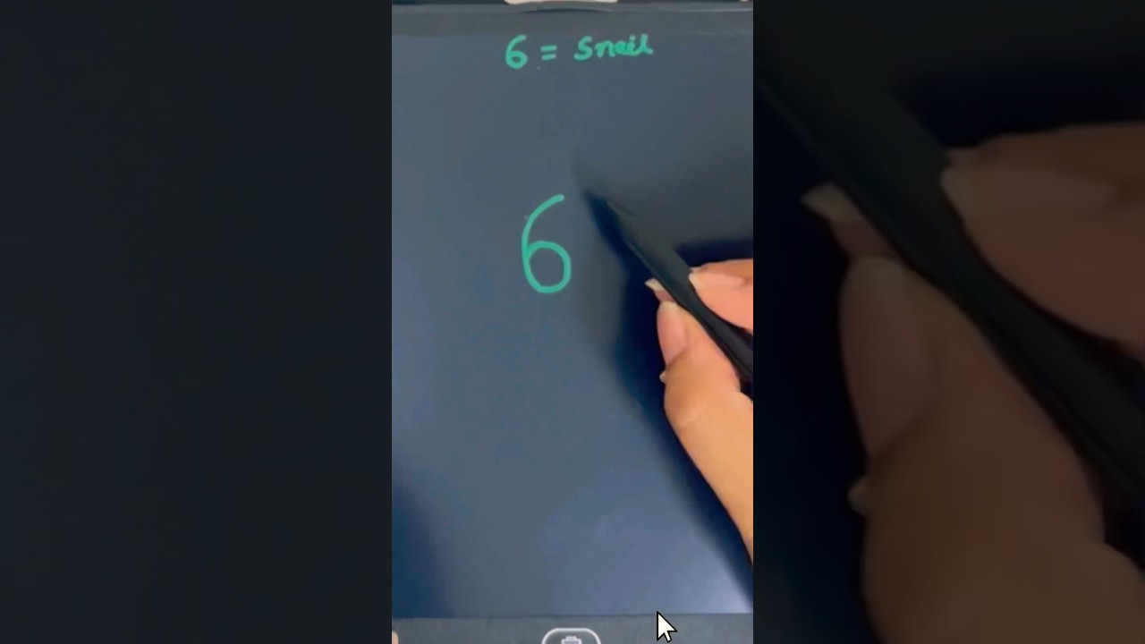 How to turn number 6 into Snail 🐌|| How to draw snail easy step by step 