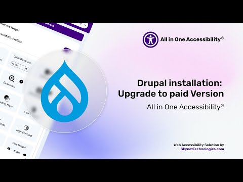How to upgrade from free to paid Drupal accessibility module for Drupal 8, 9, 10 & 11 websites?