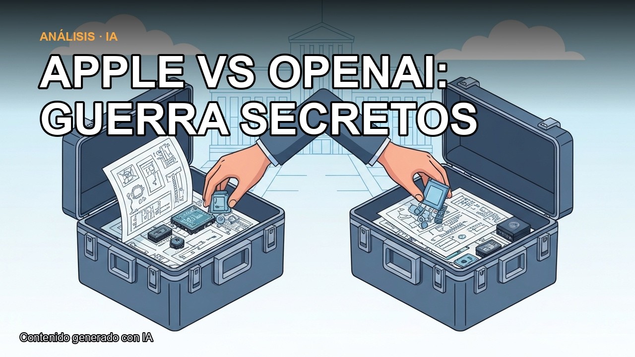 Apple vs OpenAI: robo de secretos y la guerra por el hardware de IA