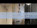 Recensione del OFFO Asta per doccia con 6 tipi di getto, tubo in acciaio inox 1,6 m, tubo montante r