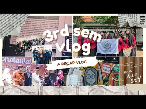 3rd Sem recap vlog🌿 : neverending MKS, out of comfy zone✨& SBY's full of memories🫧