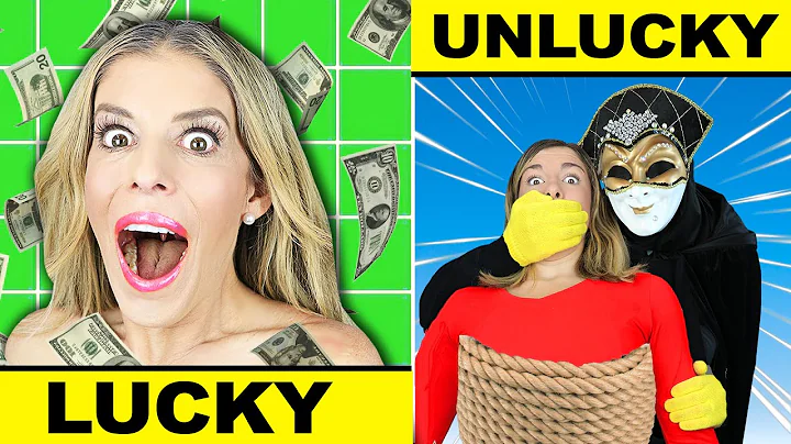 LUCKY vs UNLUCKY Challenge for Face Reveal