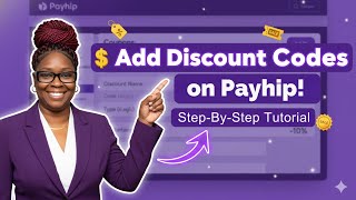 How to Add a Discount Code on Payhip (Quick & Easy Tutorial for Beginners) #payhip #websitedesign