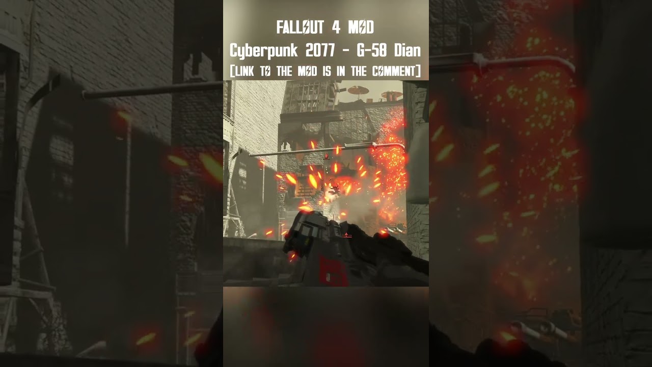 FALLOUT 4 MOD SHOWCASE (Cyberpunk 2077 - G-58 Dian) #fallout #fallout4 #fallout4mods