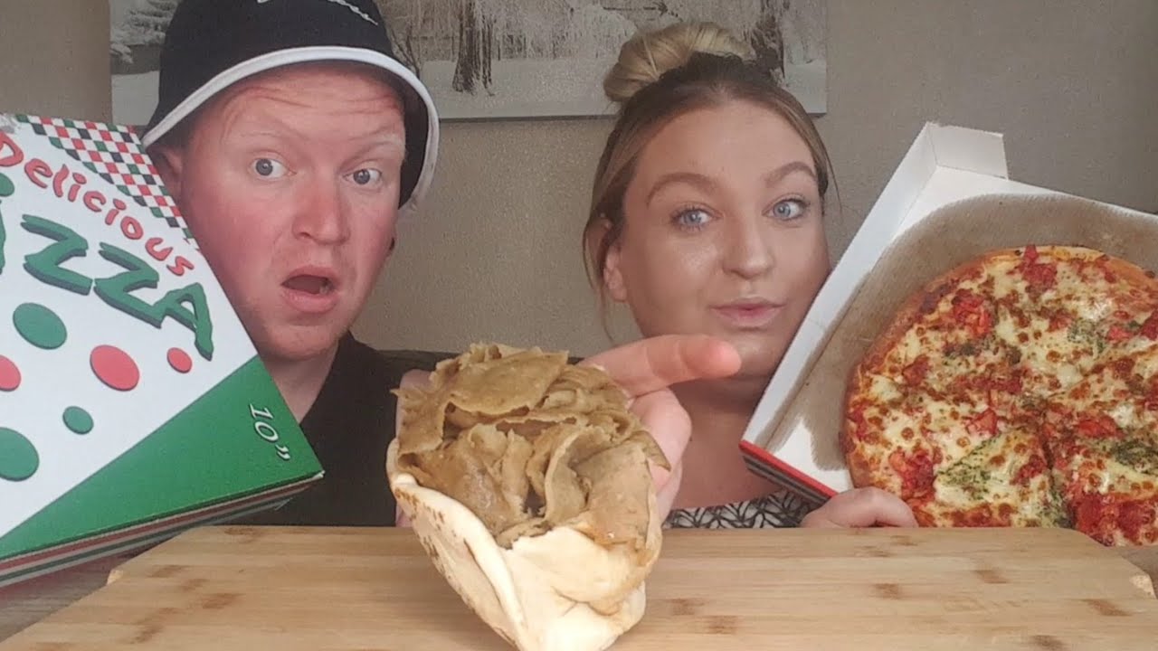PIZZAS, KEBAB AND PERI PERI FRIES MUKBANG | LEIGH WAS A LITTLE S**T AS A KID