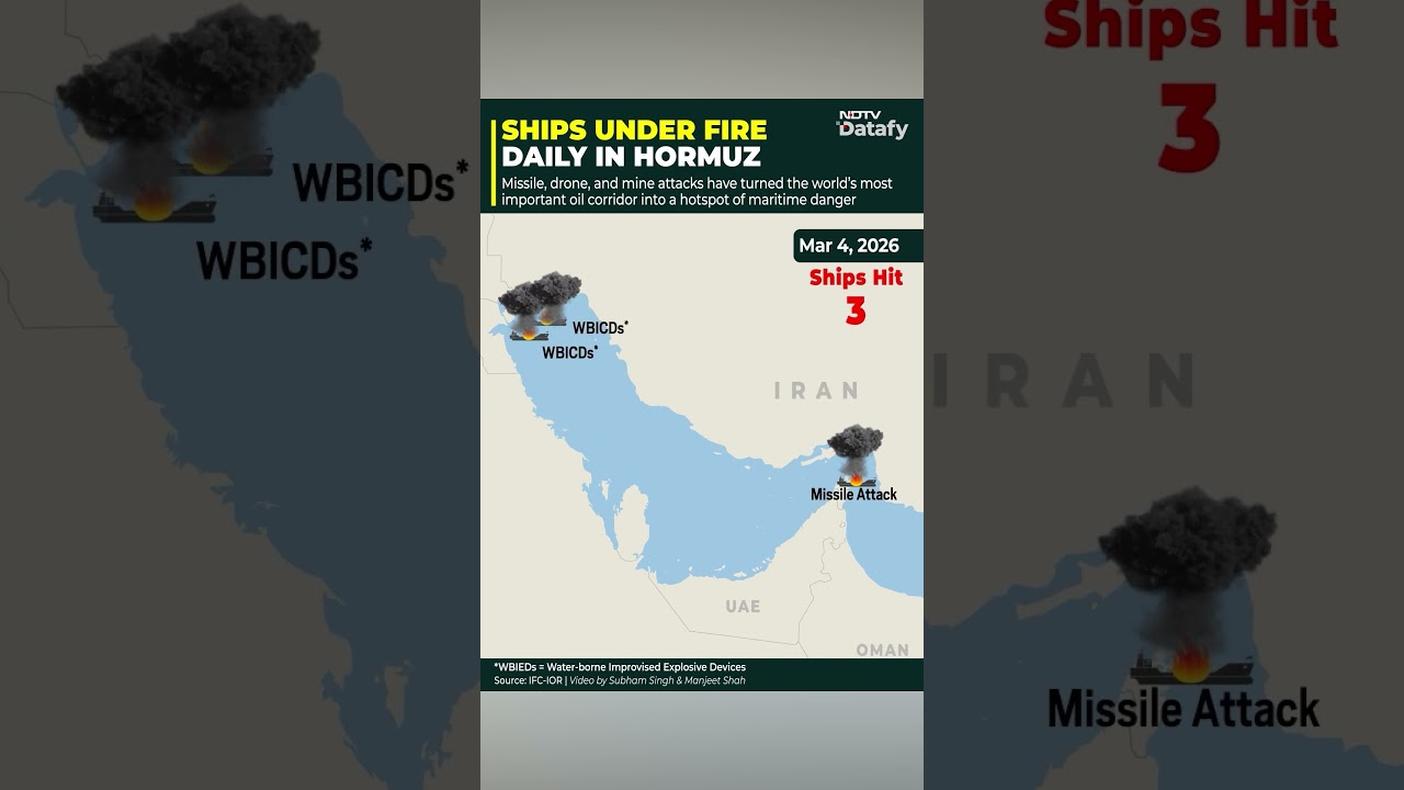 Strait of Hormuz Under Fire: 25 Vessels Hit In 3 Weeks