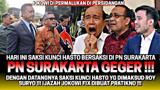 HARI INI PN SURAKARTA GEGER‼️ SAKSI KUNCI HASTO YG DIMAKSUD ROY SURYO HADIR‼️ IJAZAH DIBUAT PRATIKNO