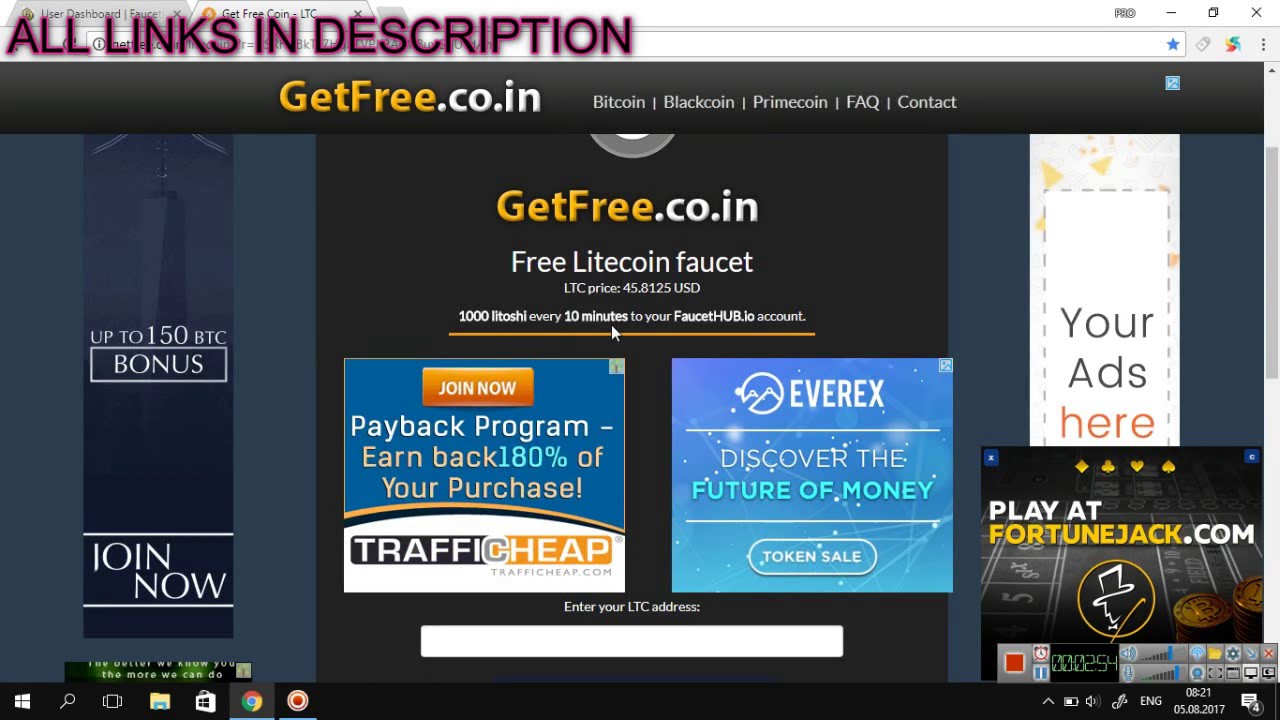 Bitcoin Faucet Per Month Best Site For Free Litecoins - 