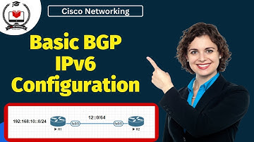 Basic BGP IPv6 Configuration Between Two Routers For Network Engineers #network_engineer #ccnp_exam