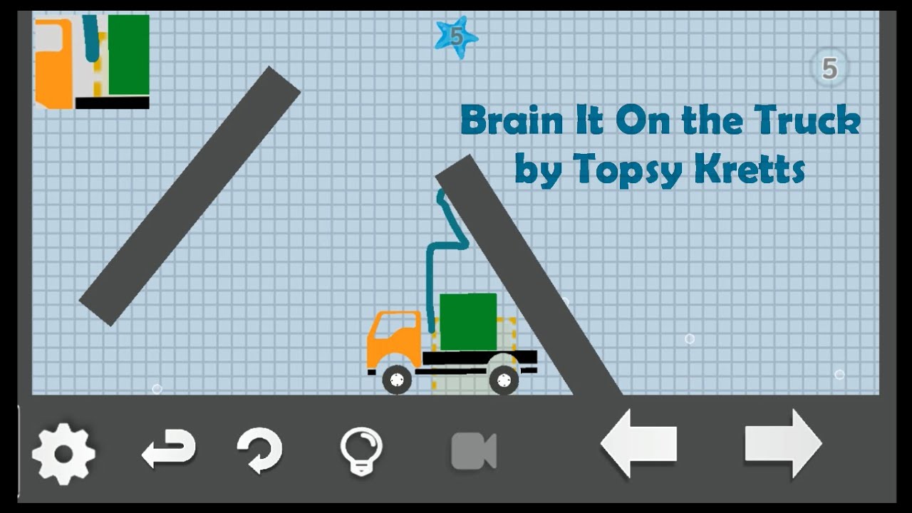 Brain It On the Truck level 5 water 5 stars