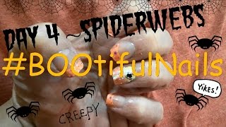 BOOtifulNails~Day 4~Spiderwebs