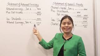 Accounting #65: Statement of Retained Earnings and Statement of Owner's Equity