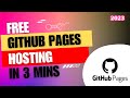 Deploy Website for free on Github Pages | Github Pages Website (Hindi/Urdu)