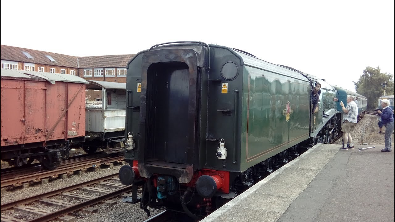 (Steam Train) 60009 Union of South Africa Arrives Dereham (23/06/2017)